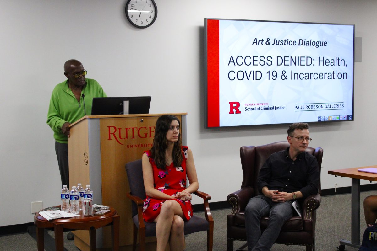 Featured Artist Ojore Lutalo, SCJ Associate Professors Colleen Berryessa and Valerio Bacak