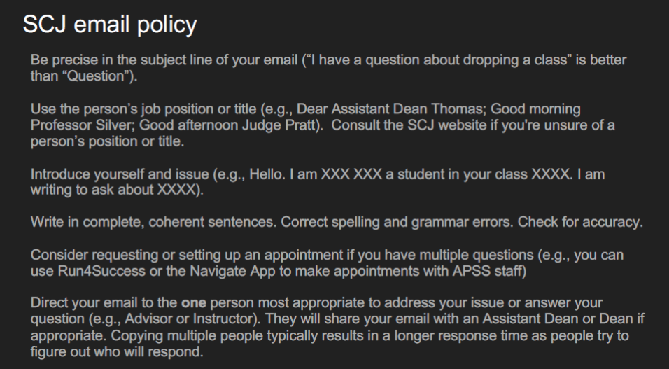 SCJ Email Policy(1)